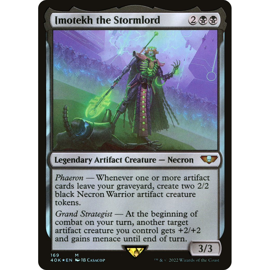 Imotekh the Stormlord (40K-169) - Warhammer 40,000 Commander Foil