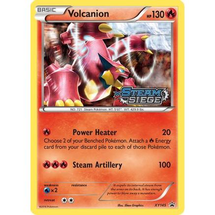Volcanion (XY Steam Siege Prerelease) XY145/211 - XY Promos Holofoil
