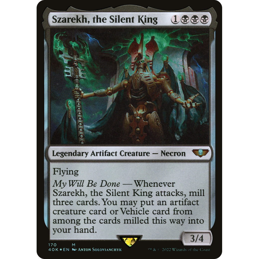 Szarekh, the Silent King (40K-170) - Warhammer 40,000 Commander Foil