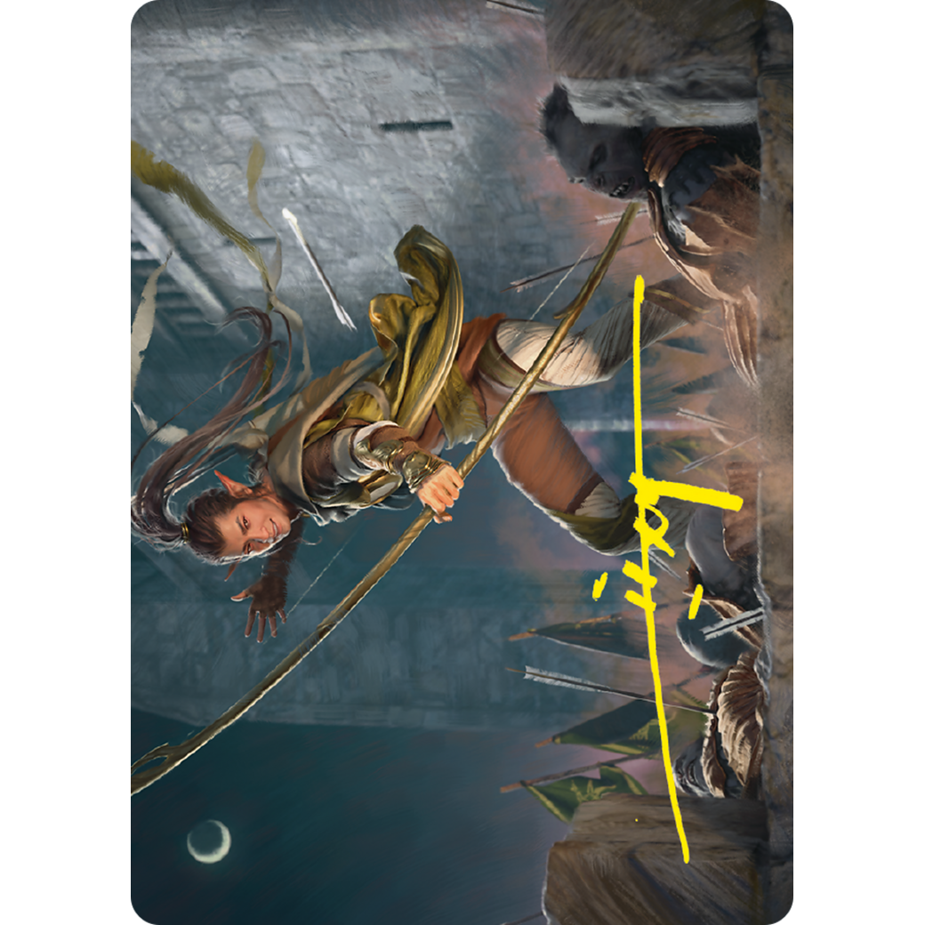 Legolas, Counter of Kills // Legolas, Counter of Kills (ALTR-017) - Tales of Middle-earth Art Series (Borderless)
