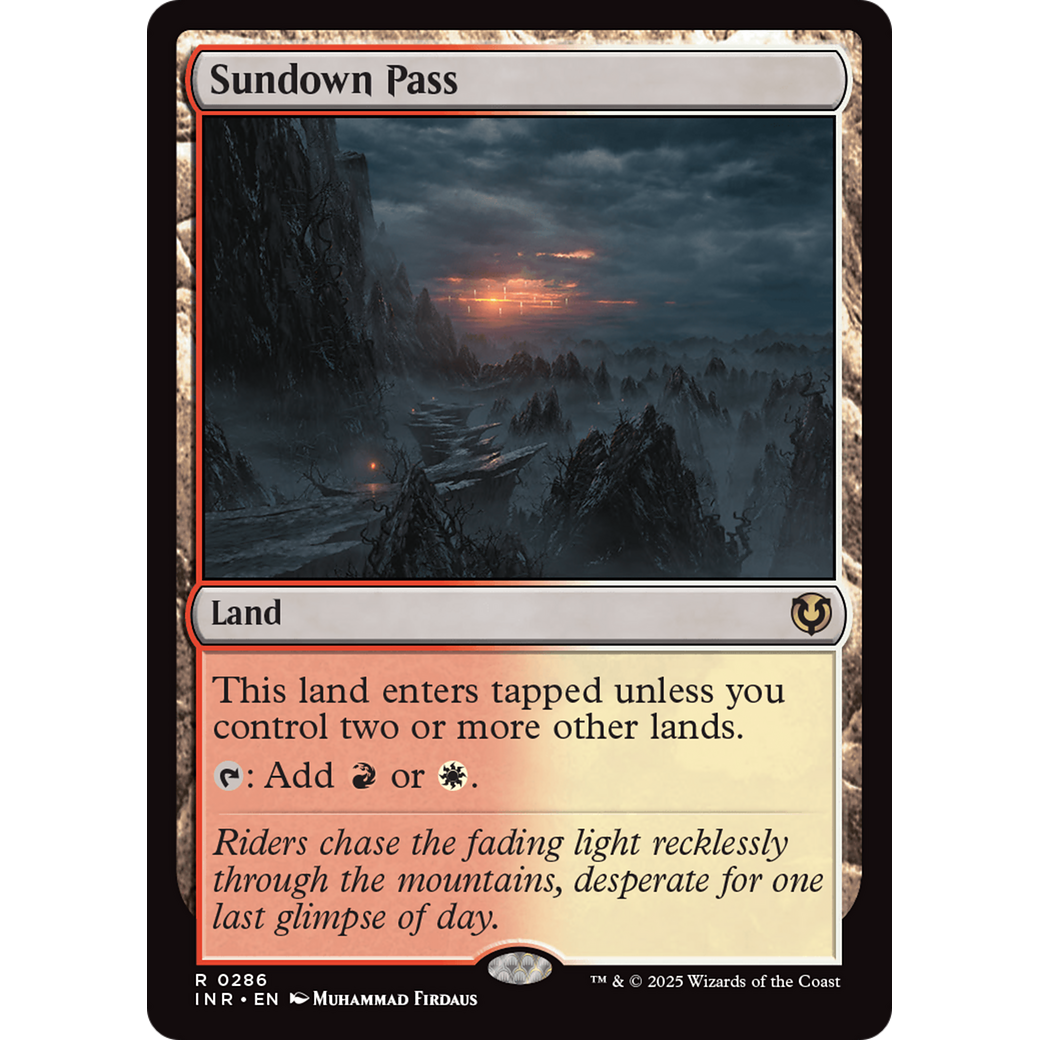 Sundown Pass (INR-286) - Innistrad Remastered Foil