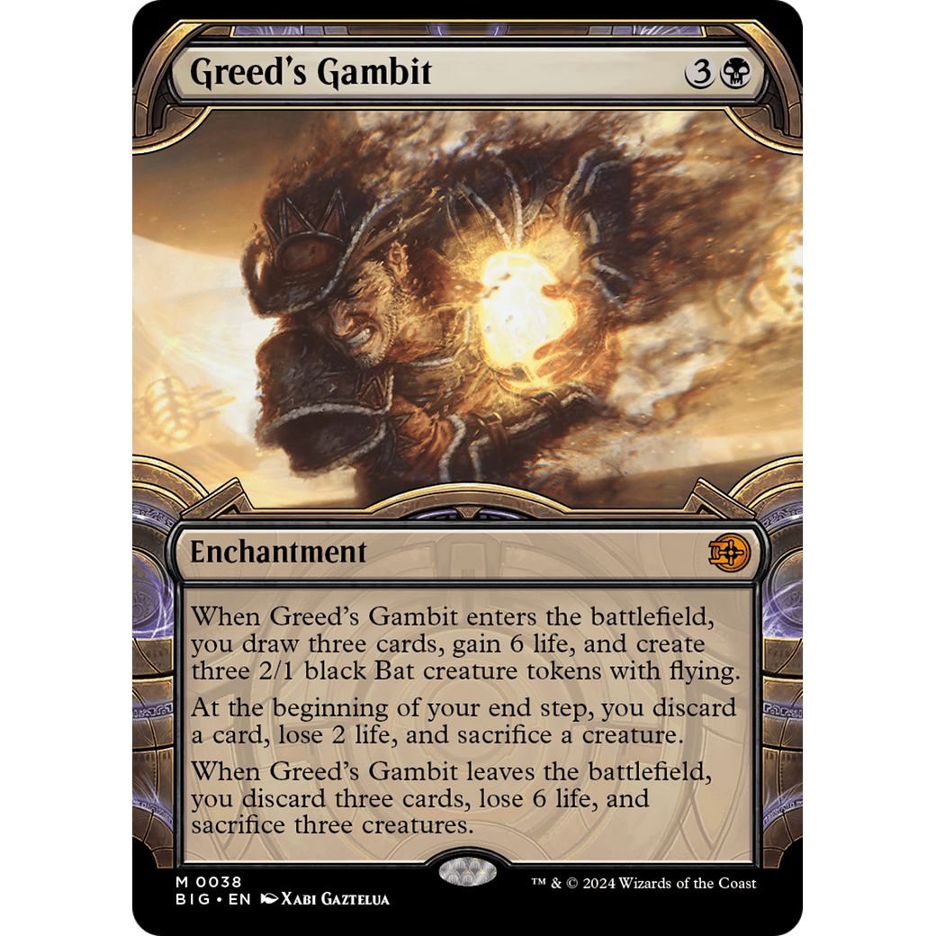 Greed's Gambit (Showcase) (BIG-038) - The Big Score: (Showcase)