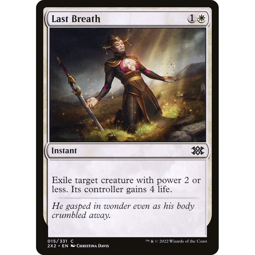 Last Breath (2X2-015) - Double Masters 2022