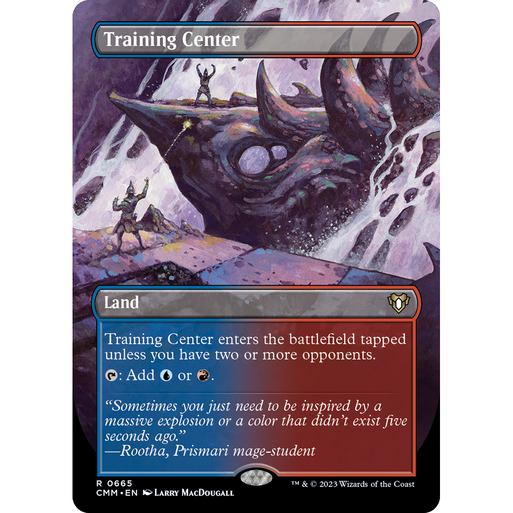 Training Center (CMM-665) - Commander Masters (Borderless) Foil