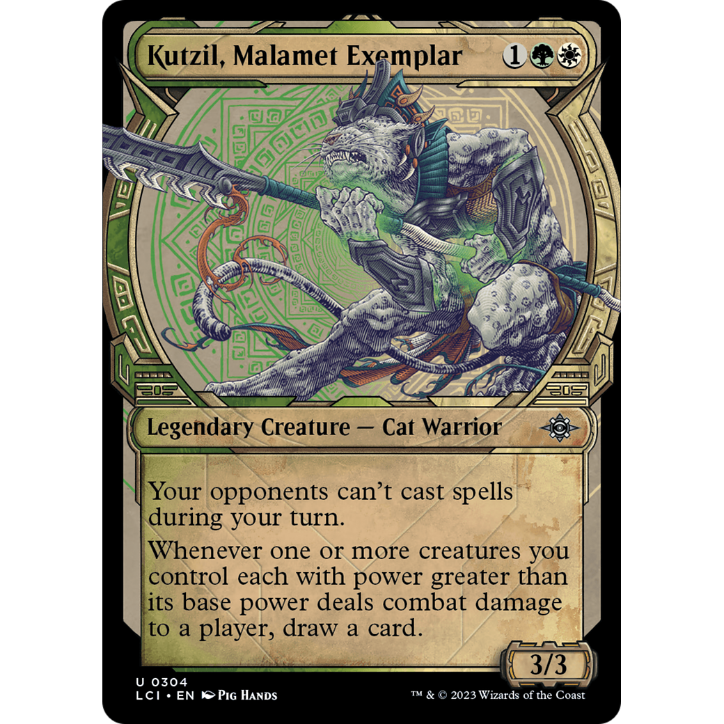 Kutzil, Malamet Exemplar (LCI-304) - The Lost Caverns of Ixalan: (Showcase) Foil