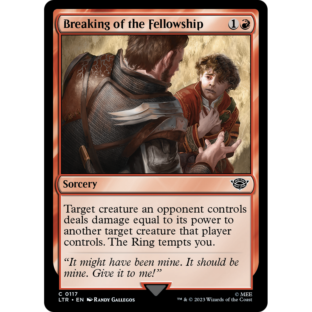 Breaking of the Fellowship (LTR-117) - The Lord of the Rings: Tales of Middle-earth