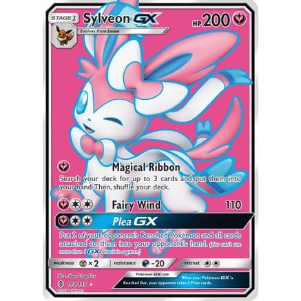 Sylveon GX (Full Art) 140/145 - SM  Guardians Rising Holofoil