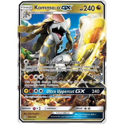 Kommo-o GX 100/145 - SM  Guardians Rising Holofoil