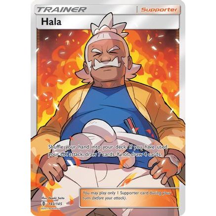 Hala (Full Art) 143/145 - SM  Guardians Rising Holofoil