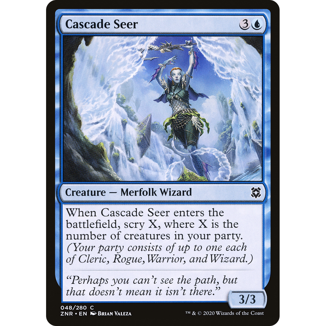 Cascade Seer (ZNR-048) - Zendikar Rising