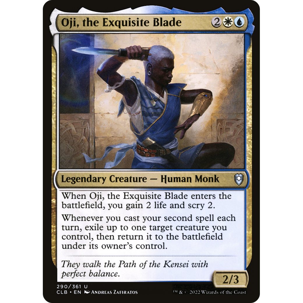 Oji, the Exquisite Blade (CLB-290) - Commander Legends: Battle for Baldur's Gate