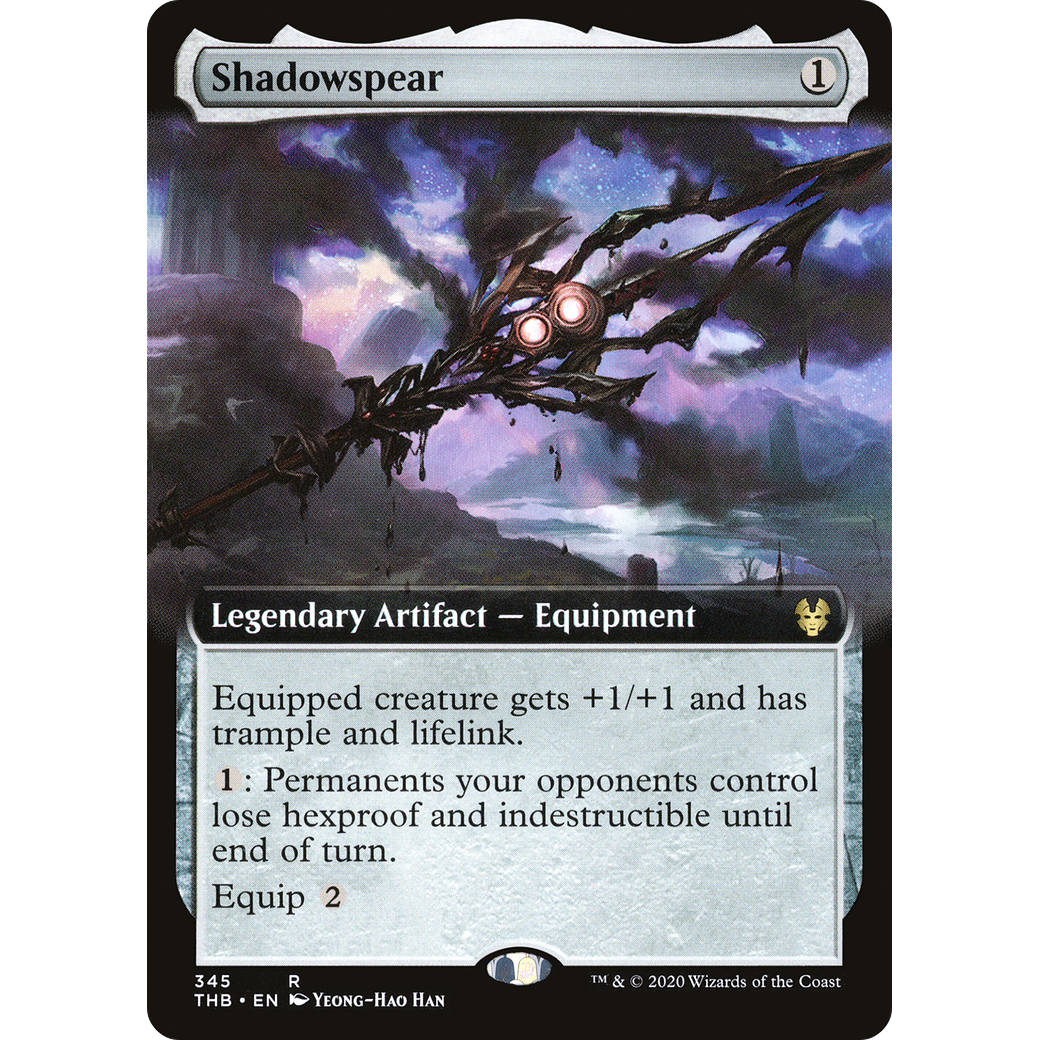 Shadowspear (Extended Art) (THB-345) - Theros Beyond Death: (Extended Art) Foil