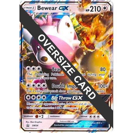 Bewear GX - SM34 (Black Star Promos) SM34 - Jumbo Cards Holofoil