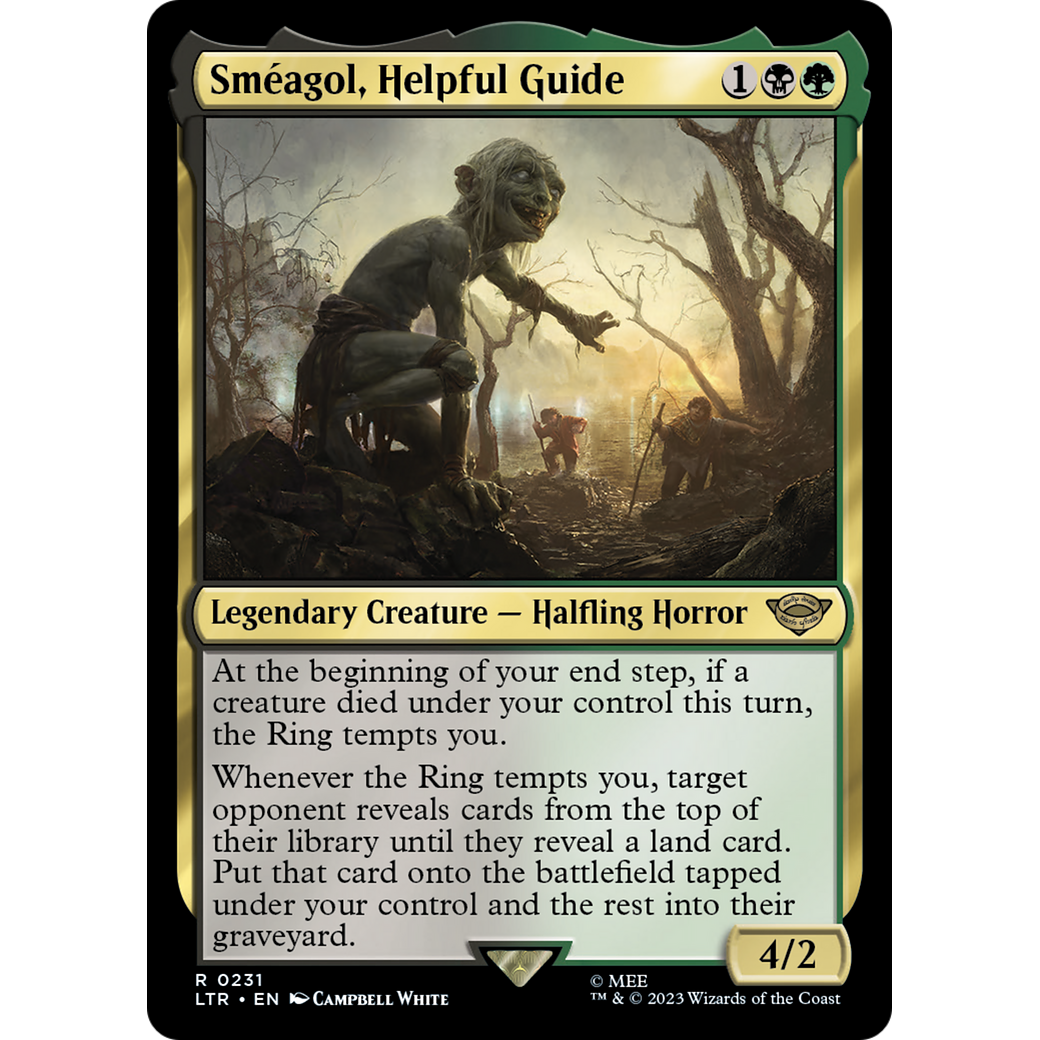 Sméagol, Helpful Guide (LTR-231) - The Lord of the Rings: Tales of Middle-earth Foil