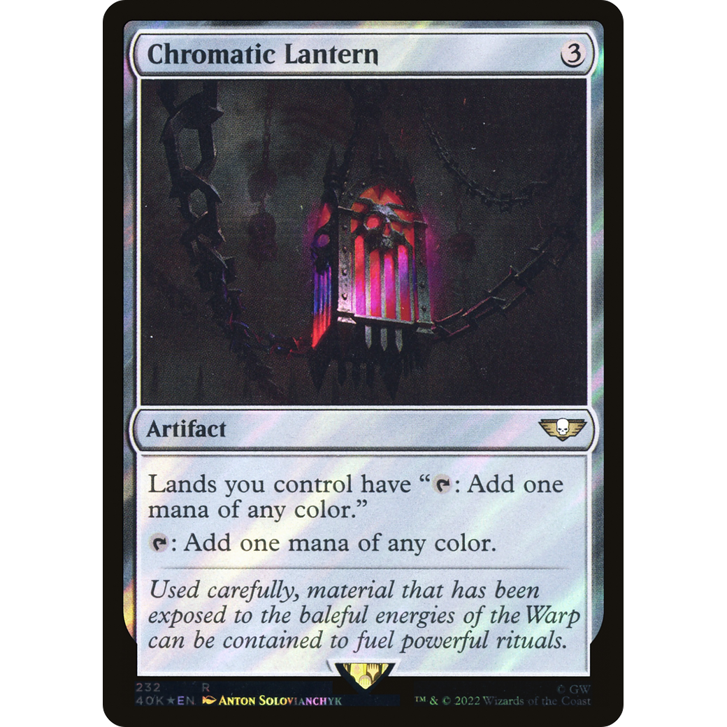 Chromatic Lantern (40K-232) - Warhammer 40,000 Commander Foil