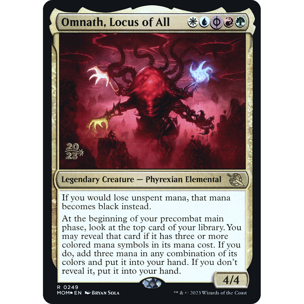 Omnath, Locus of All (PRE-249S) - March of the Machine Promos Foil
