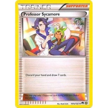 Professor Sycamore - 107a/122 (Holofoil) 107a/122 - Alternate Art Promos Holofoil