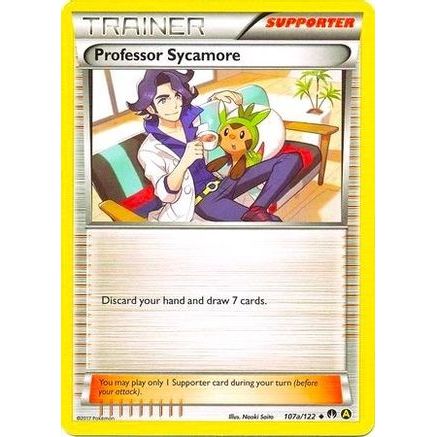 Professor Sycamore - 107a/122 (Non-Holo) 107a - Alternate Art Promos