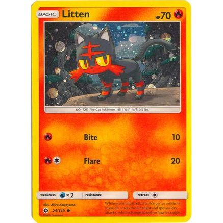 Litten - 24/149 (Cosmos Holo) 24 - Miscellaneous Cards & Products Holofoil