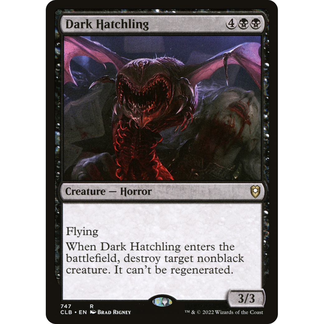Dark Hatchling (CLB-747) - Commander Legends: Battle for Baldur's Gate
