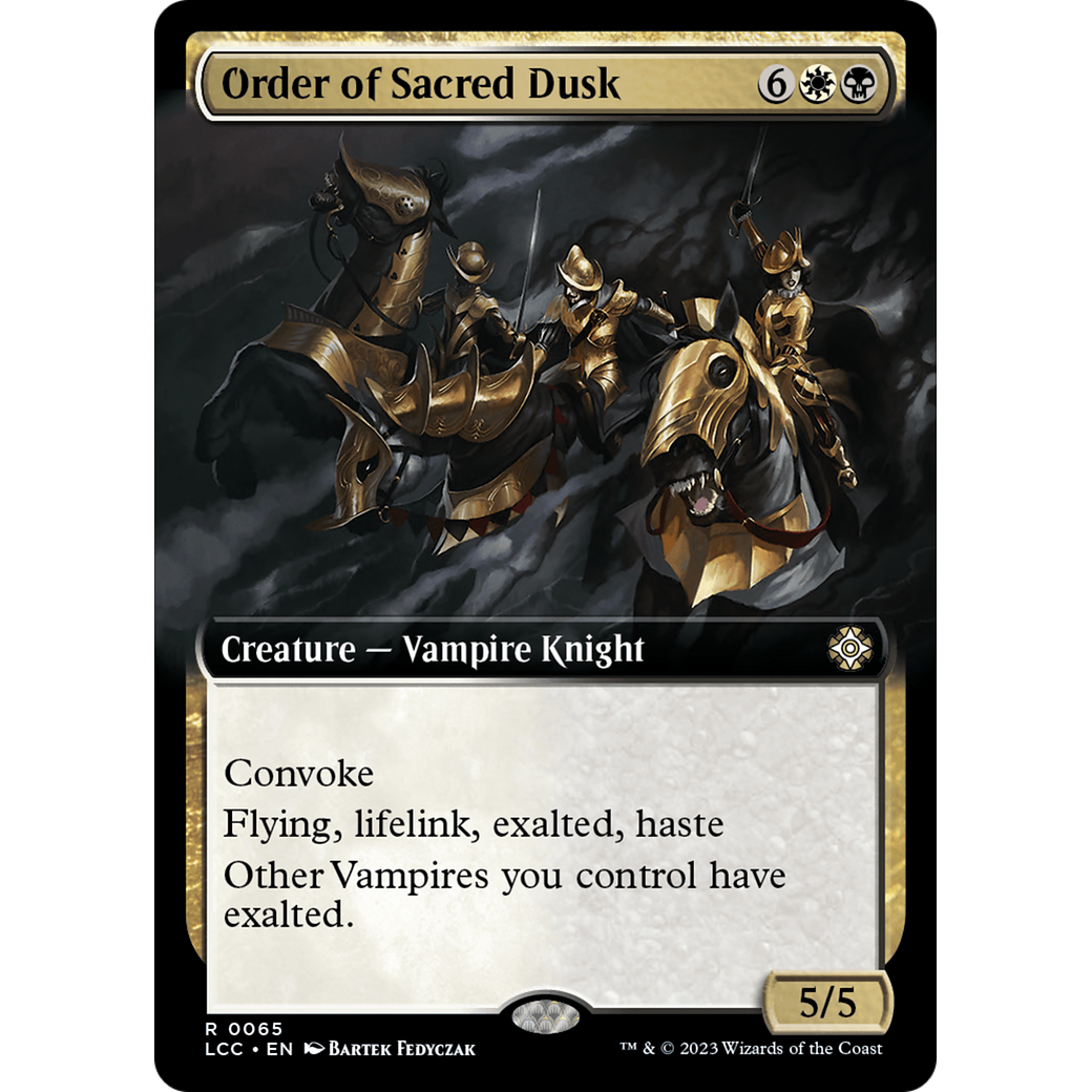 Order of Sacred Dusk (LCC-065) - The Lost Caverns of Ixalan Commander: (Extended Art)