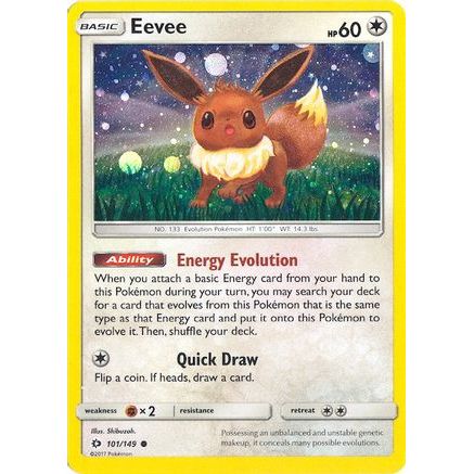 Eevee - 101/149 (Cosmos Holo) 101 - Miscellaneous Cards & Products Holofoil