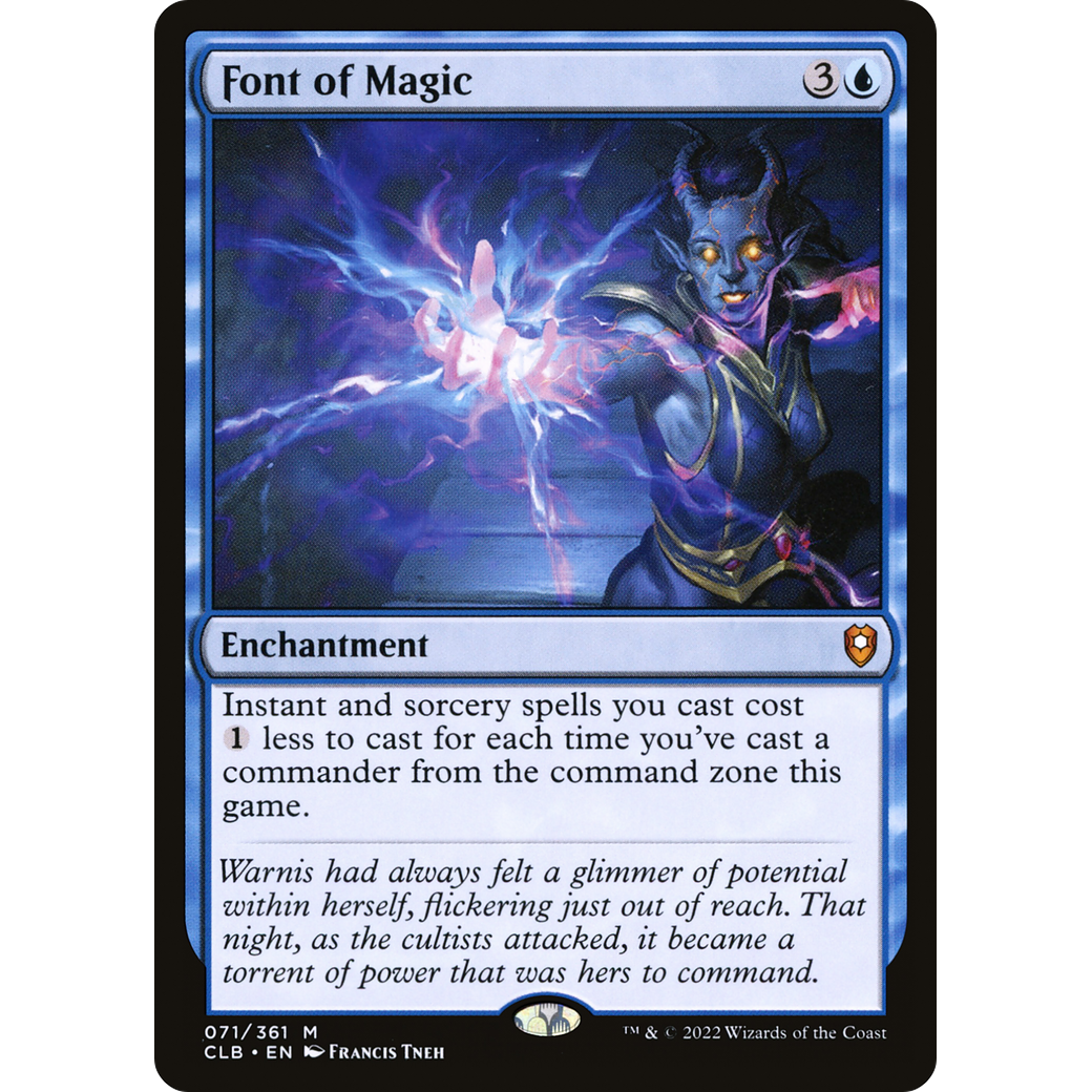 Font of Magic (CLB-071) - Commander Legends: Battle for Baldur's Gate Foil