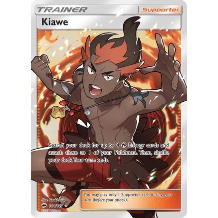 Kiawe (Full Art) 144/147 - SM  Burning Shadows Holofoil
