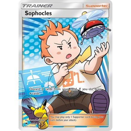 Sophocles (Full Art) 146/147 - SM  Burning Shadows Holofoil