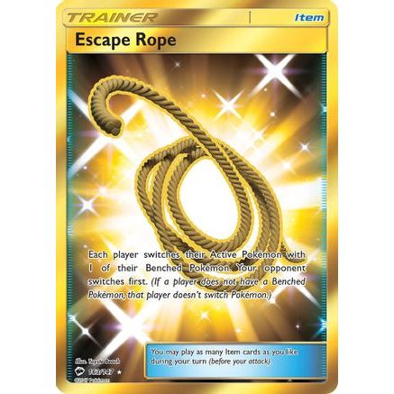 Escape Rope (Secret) 163/147 - SM  Burning Shadows Holofoil