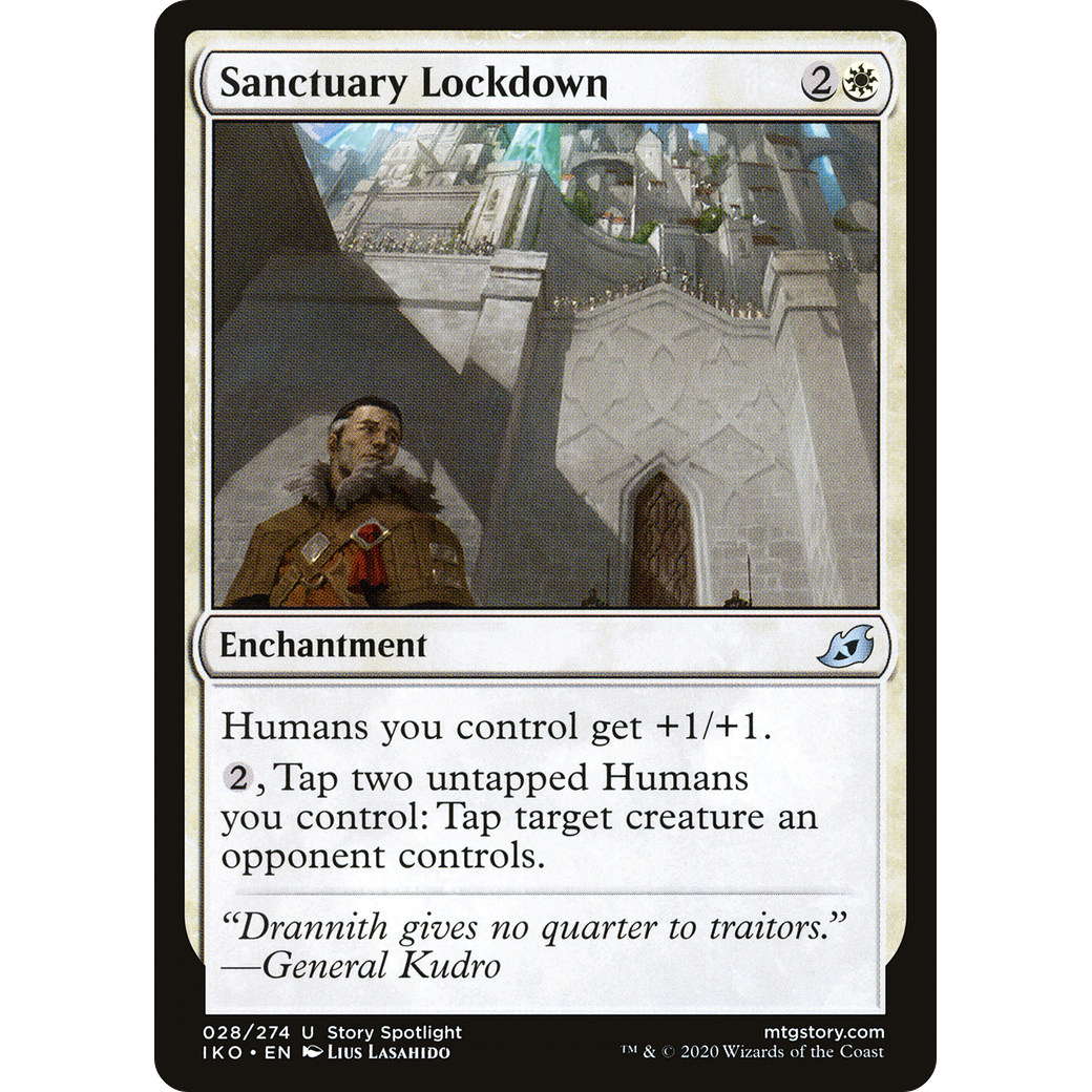 Sanctuary Lockdown (IKO-028) - Ikoria: Lair of Behemoths Foil