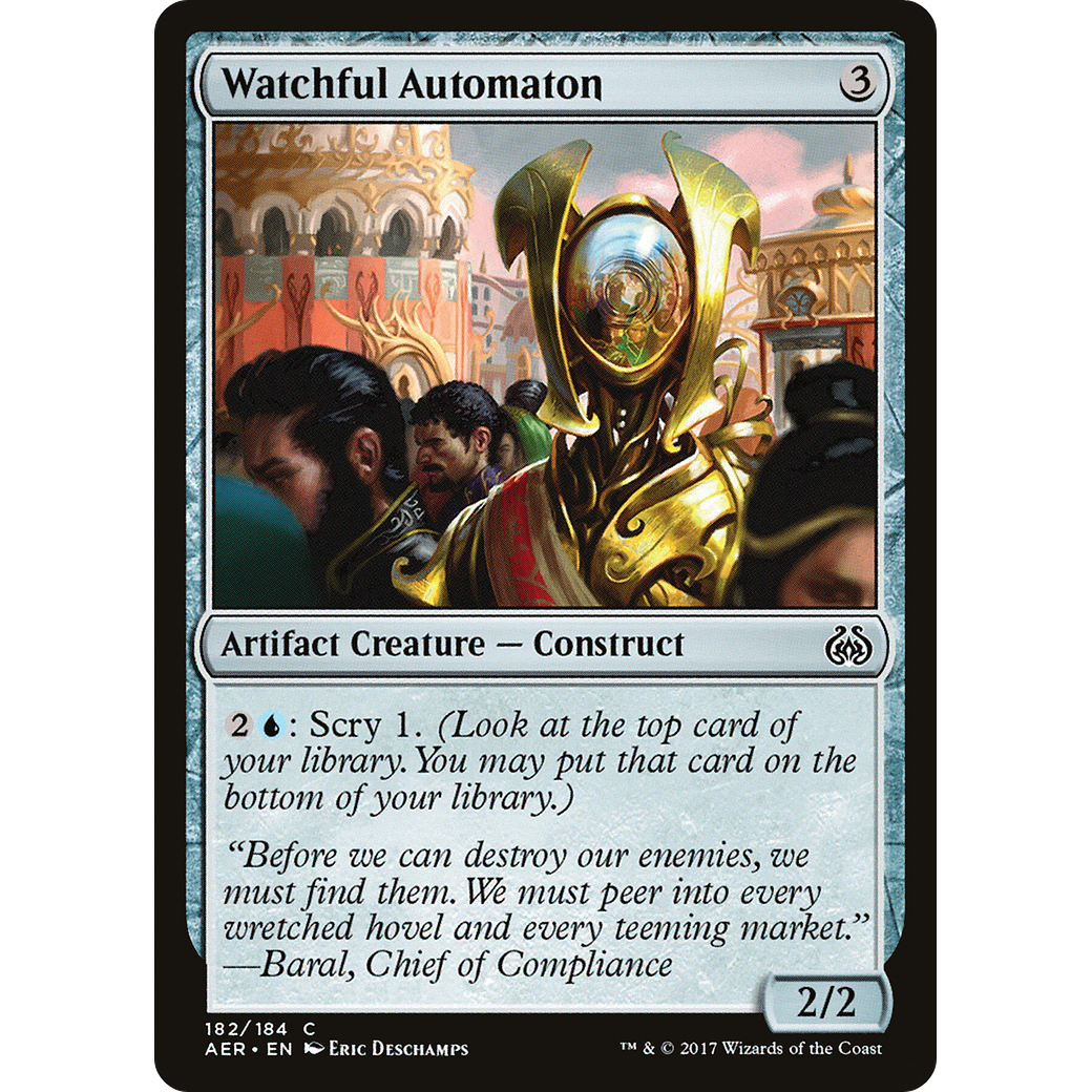 Watchful Automaton (AER-182) - Aether Revolt