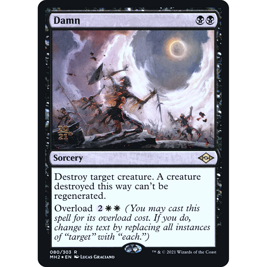 Damn (PRE-080) - Modern Horizons 2 Promos Foil