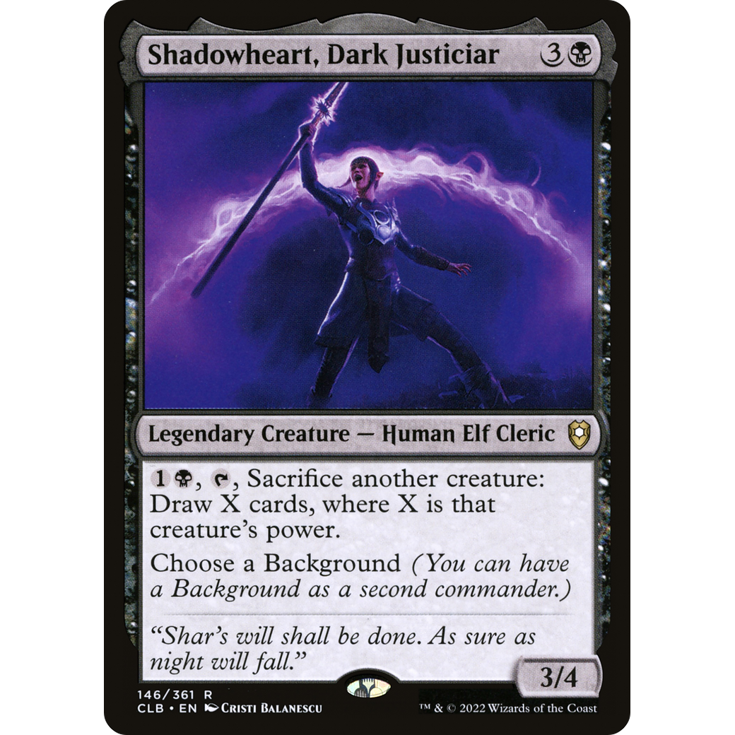 Shadowheart, Dark Justiciar (CLB-146) - Commander Legends: Battle for Baldur's Gate