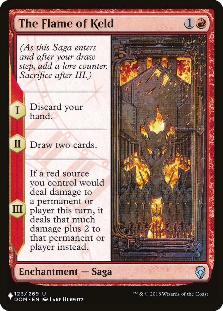 The Flame of Keld (LIST-123/269) - The List