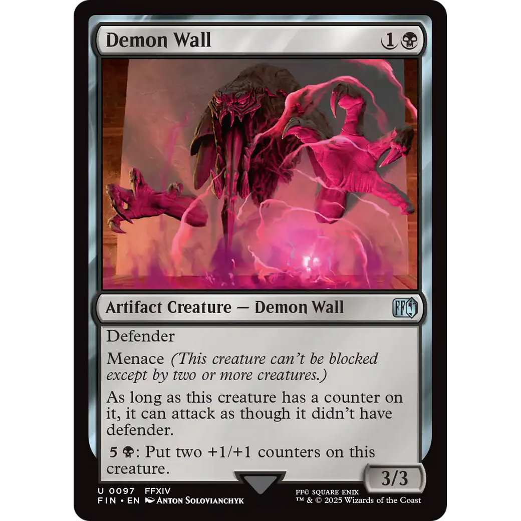 Demon Wall (FIN-097) - FINAL FANTASY Foil