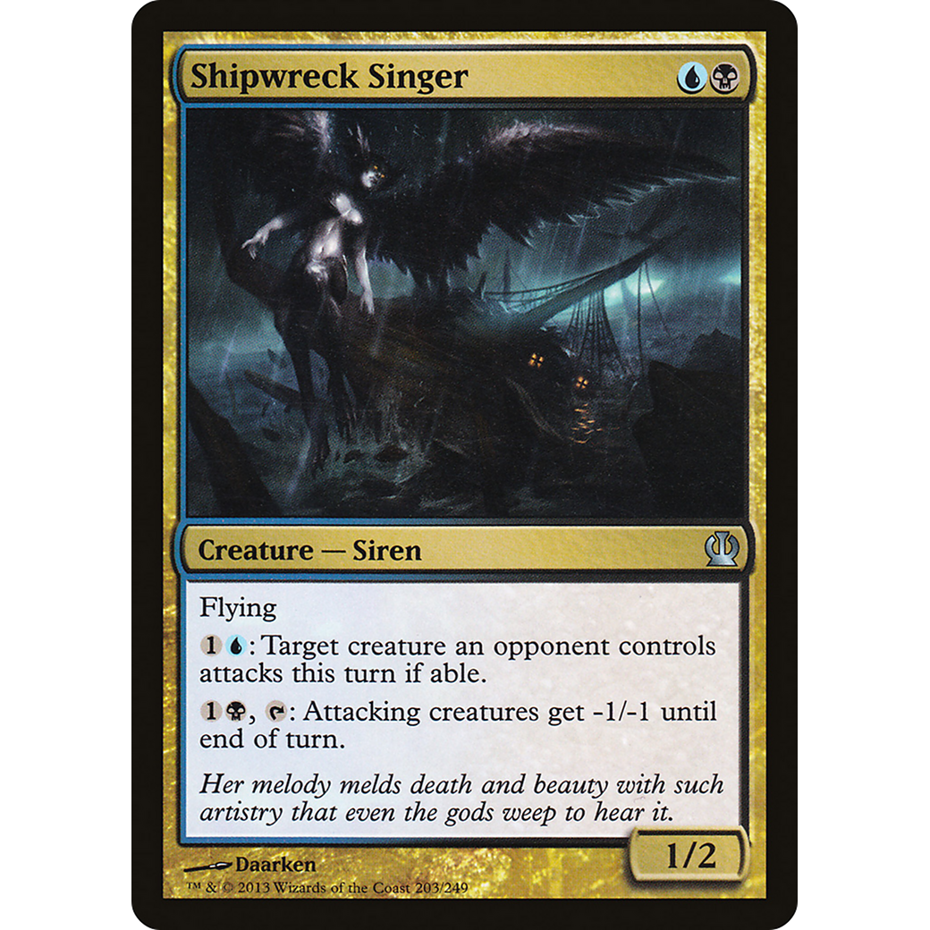 Shipwreck Singer (THS-203) - Theros Foil