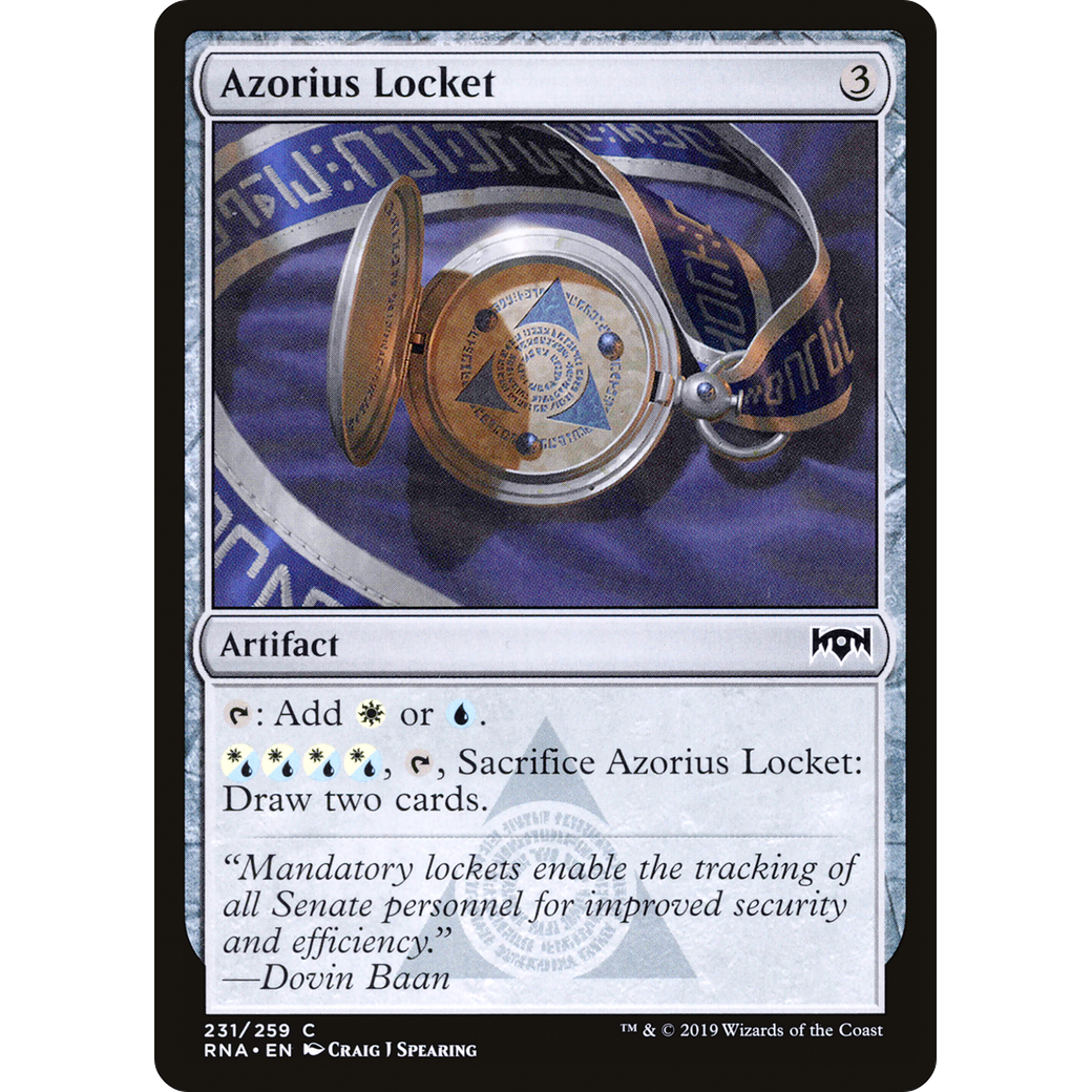 Azorius Locket (RNA-231) - Ravnica Allegiance Foil