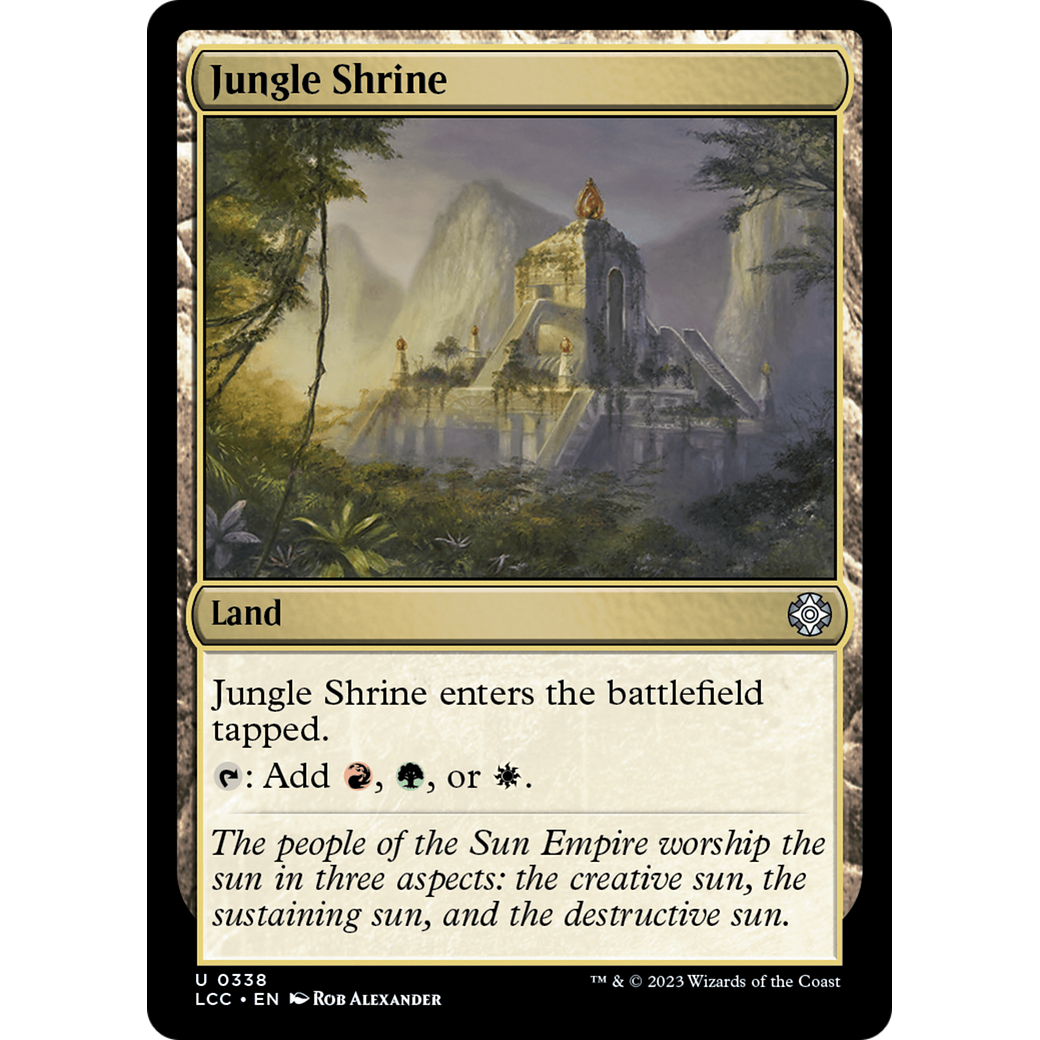 Jungle Shrine (LCC-338) - The Lost Caverns of Ixalan Commander
