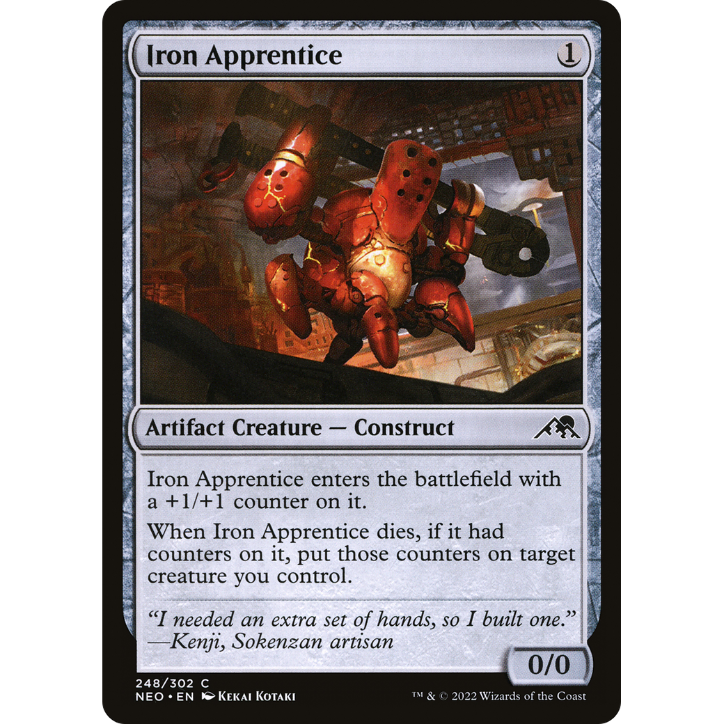 Iron Apprentice (NEO-248) - Kamigawa: Neon Dynasty