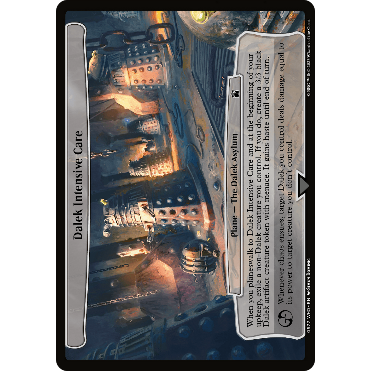 Dalek Intensive Care (WHO-577) - Doctor Who