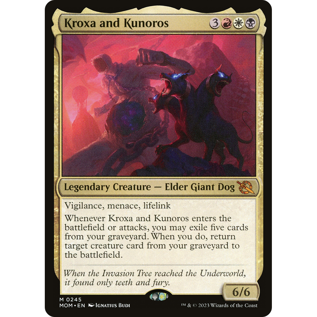 Kroxa and Kunoros (MOM-245) - March of the Machine Foil
