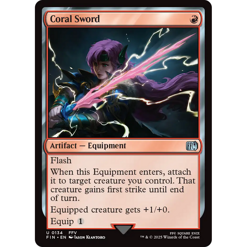 Coral Sword (FIN-134) - FINAL FANTASY