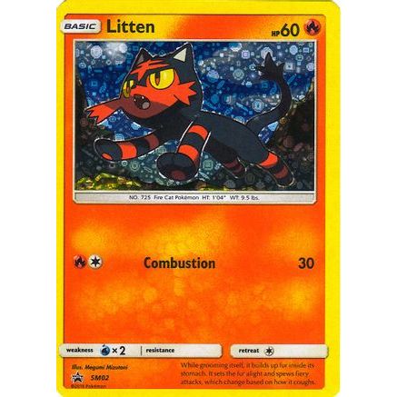 Litten - SM02 (General Mills Promo) SM02 - Miscellaneous Cards & Products Holofoil