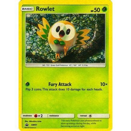 Rowlet - SM01 (General Mills Promo) SM01 - Miscellaneous Cards & Products Holofoil