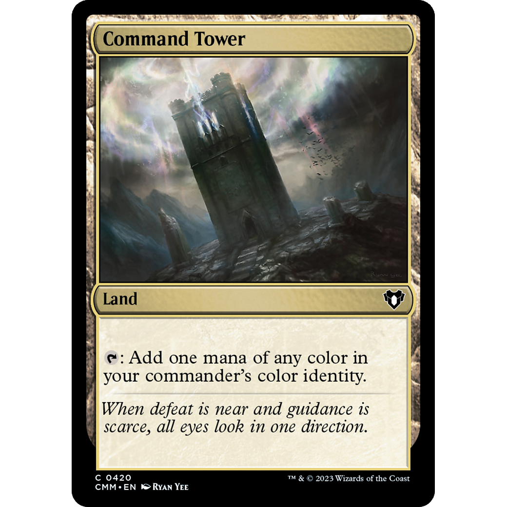 Command Tower (CMM-420) - Commander Masters Foil