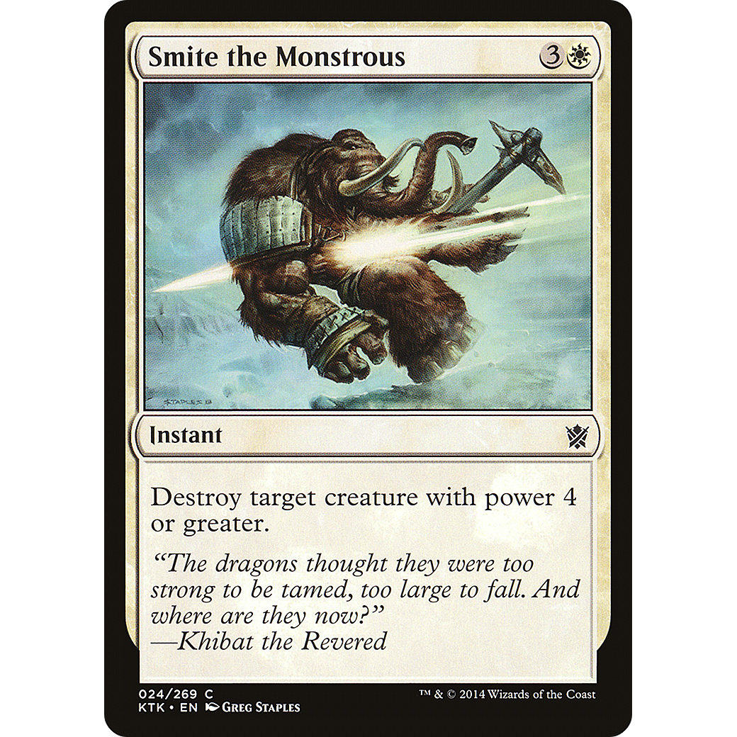 Smite the Monstrous (KTK-024) - Khans of Tarkir