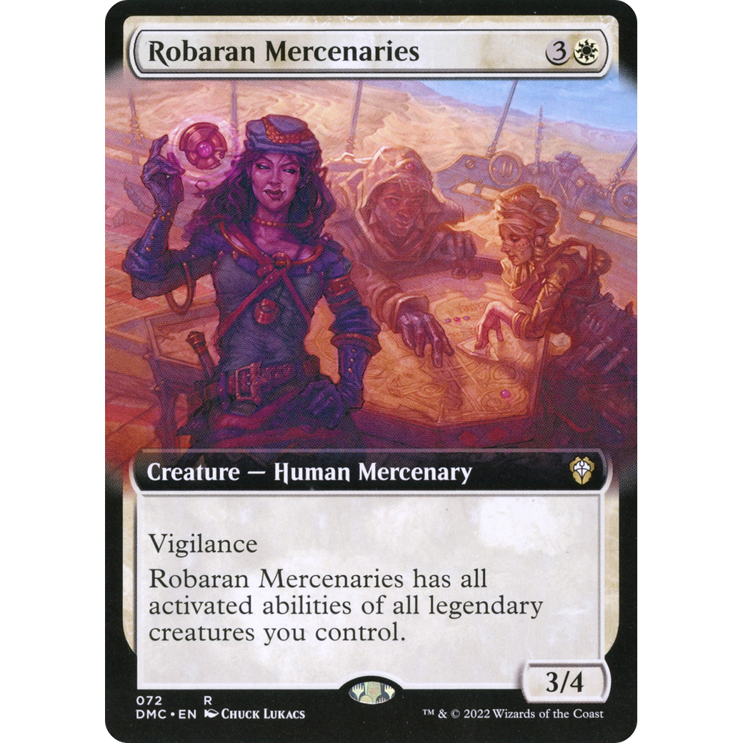 Robaran Mercenaries (Extended Art) (DMC-072) - Dominaria United Commander: (Extended Art) Foil