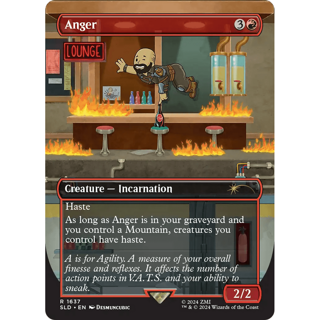Anger (1637) (SLD-1637) - Secret Lair Drop (Borderless)