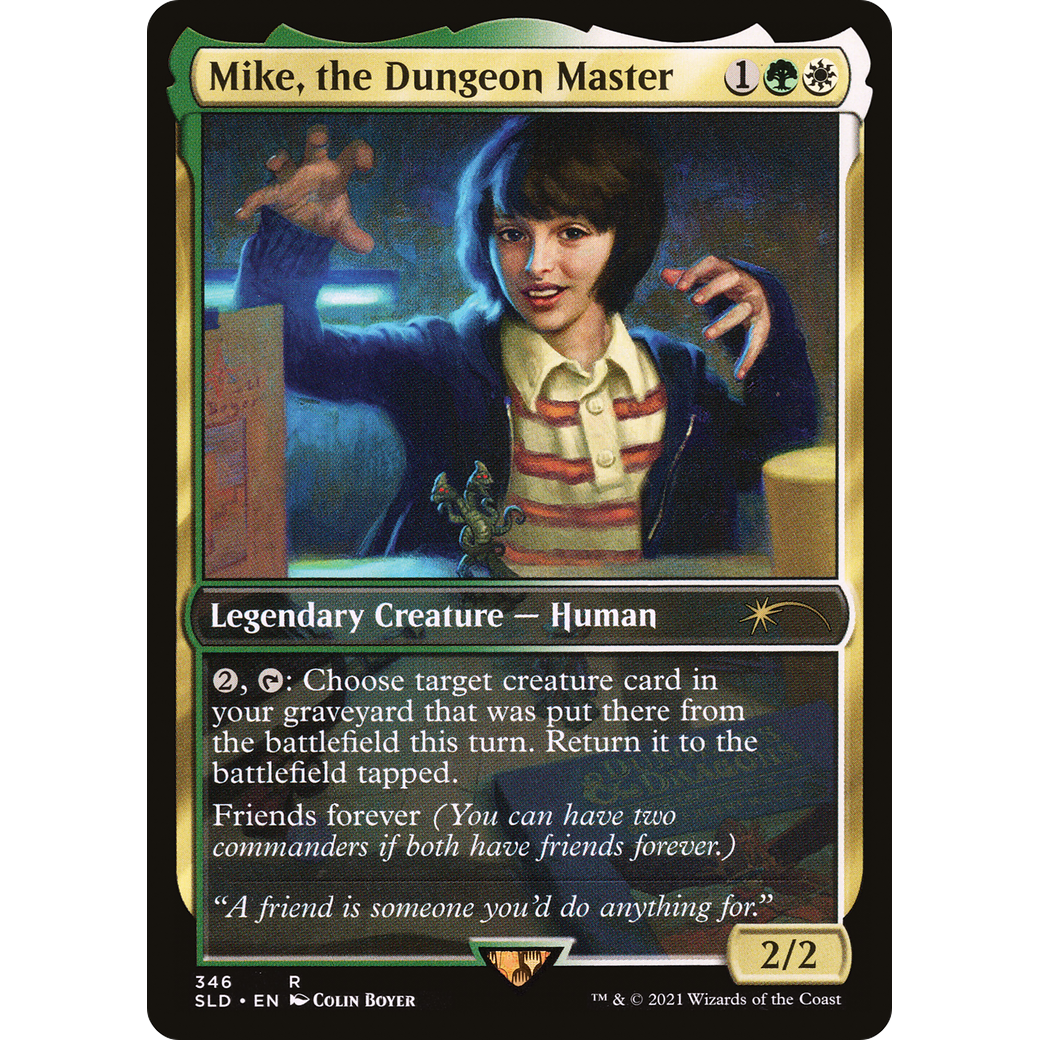 Mike, the Dungeon Master (SLD-346) - Secret Lair Drop / Mike, the Dungeon Master Foil